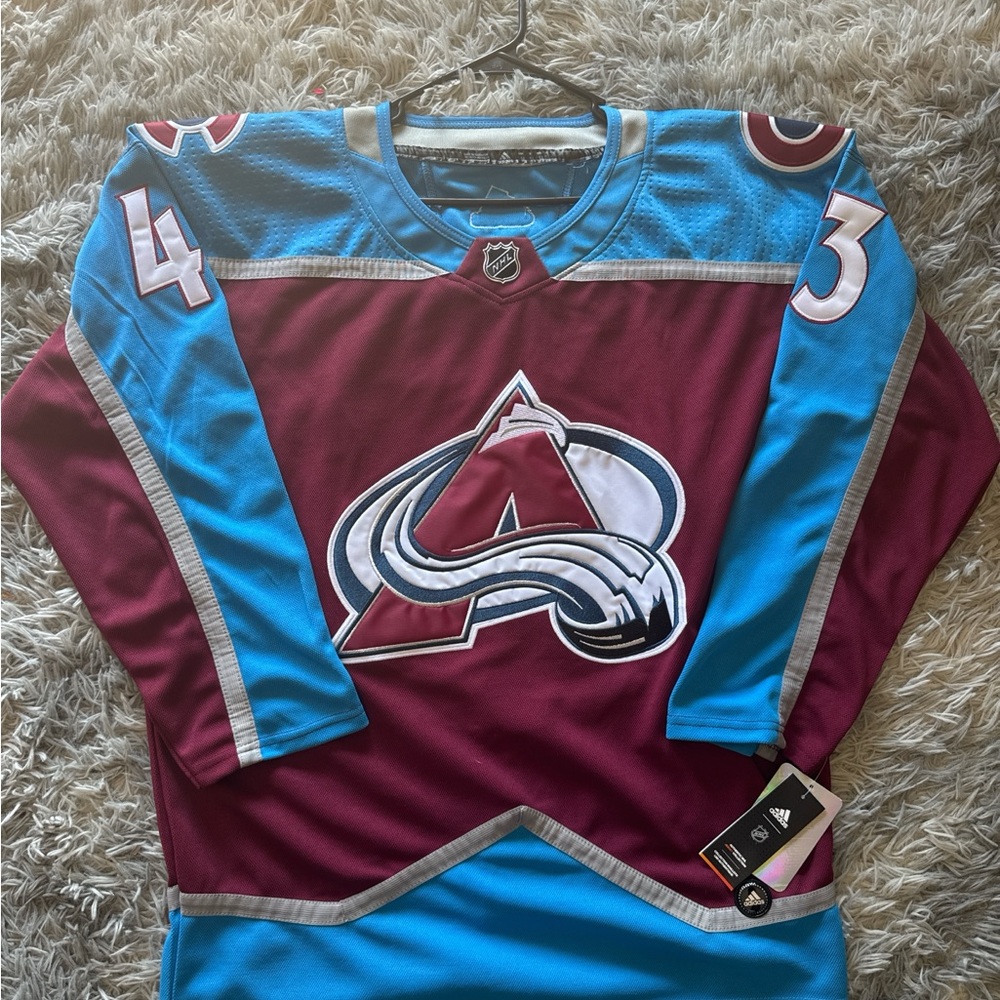 Colorado Avalanche blue and maroon men’s  jersey